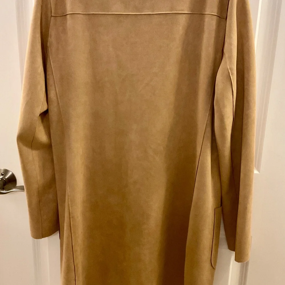 Joan Vass Faux Suede Jacket - Picture 2 of 4